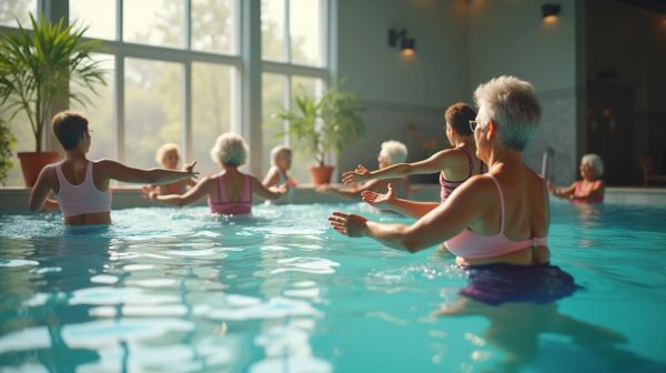 Aquagym douce seniors : une alternative efficace à la gym traditionnelle