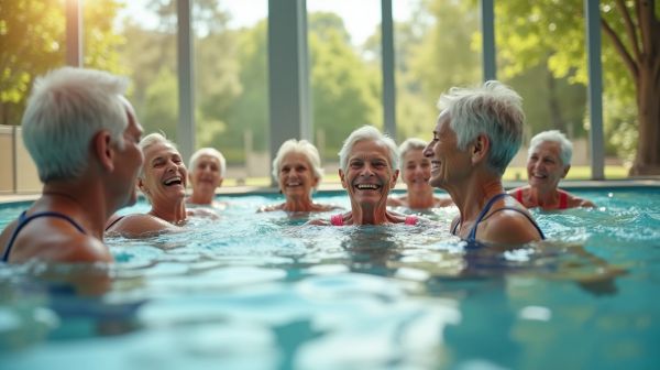 Aquagym douce seniors : une alternative efficace à la gym traditionnelle